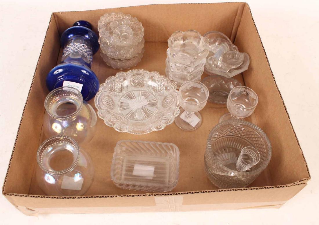 Assorted Group of Colorless Glass Table Articles (1 of 1)