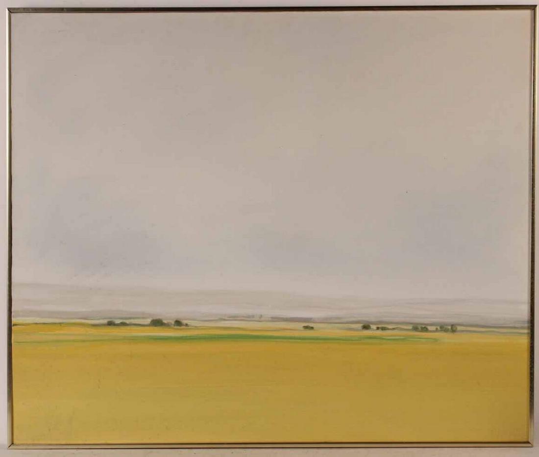 Oil on Canvas, "Yellow Landscape" (1 of 6)