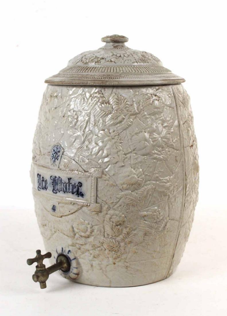 Salt-Glazed Four-Gallon Stoneware Jug (1 of 4)