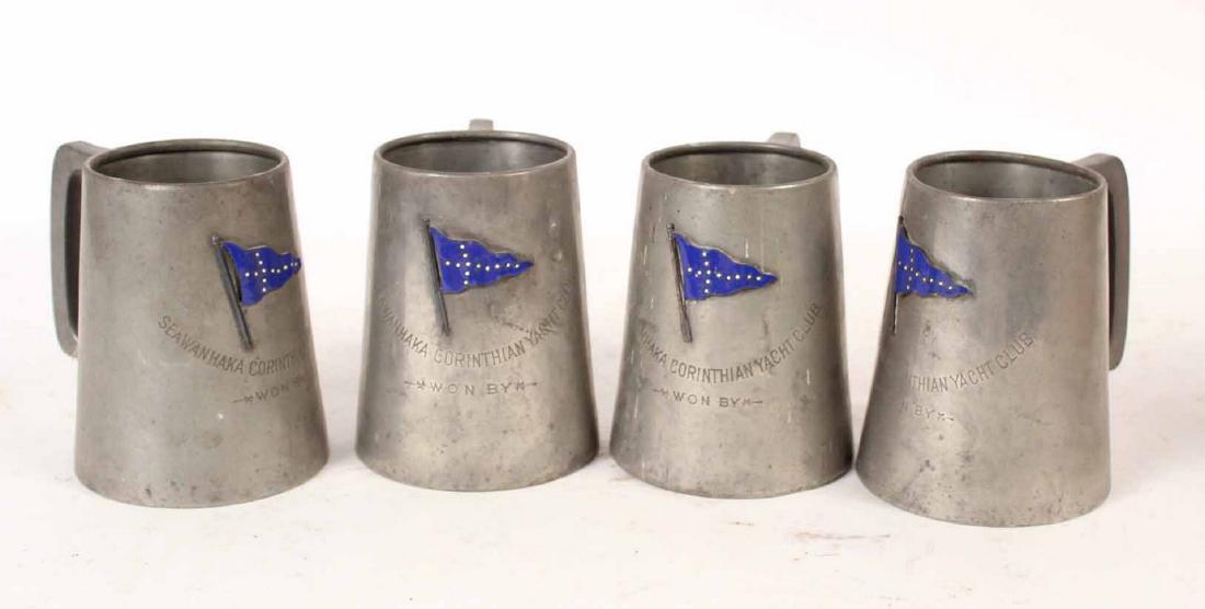 Four Pewter Yachting Trophies (1 of 4)