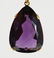 18K Yellow Gold & Amethyst Pendant - 2