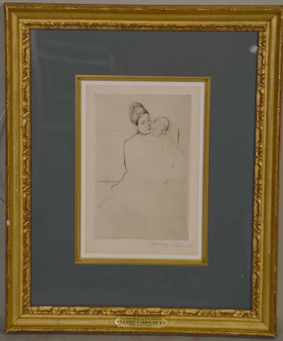 Drypoint Etching, Figures, Mary Cassatt (1 of 6)