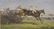 Oil on Canvas, "The Last Fence," Frank Wootton - 2