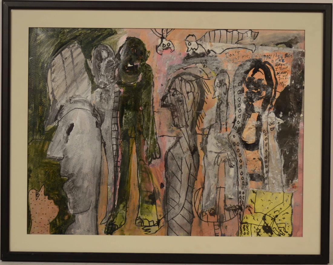 Mixed Media on Paper, Barry Simons (1 of 8)