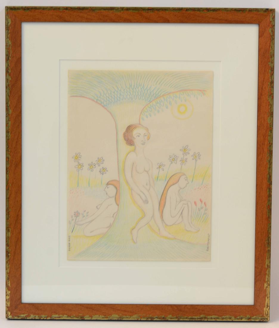 Colored Pencil on Paper, John "Jack" Savitsky (1 of 9)