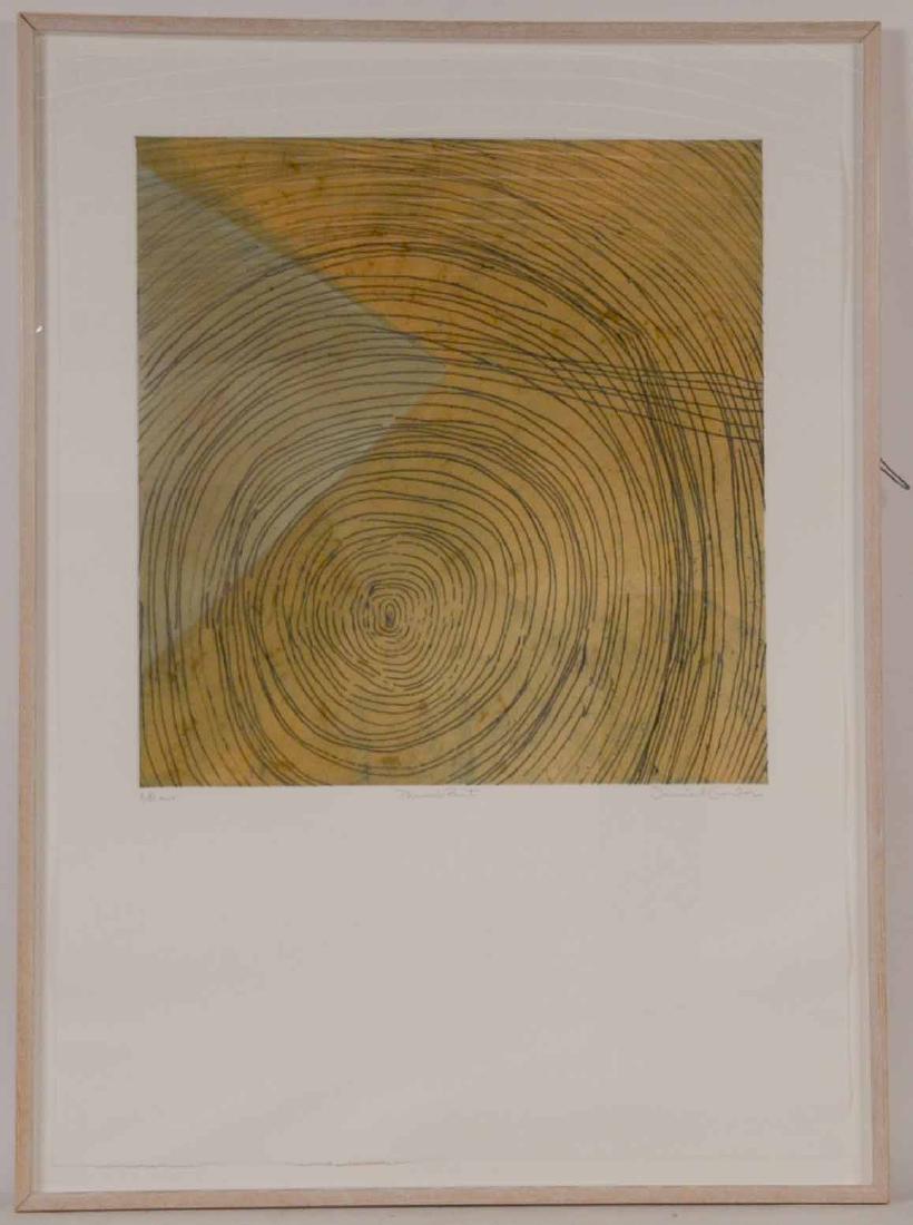 Screenprint, "Thumb Prints": Signed and Numbered 11/21. Daniel Gordon (American, b. 1980). 41"h x 29"w sight