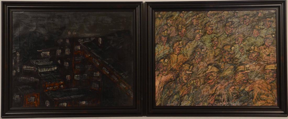 Two Oils on Paper, Frank Wysochansky (1 of 10)