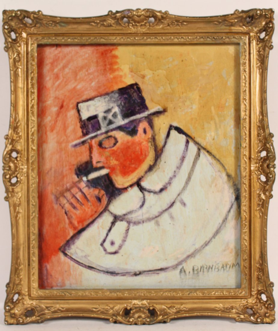 Oil on Panel, Aaron Birnbaum, Man (1 of 9)