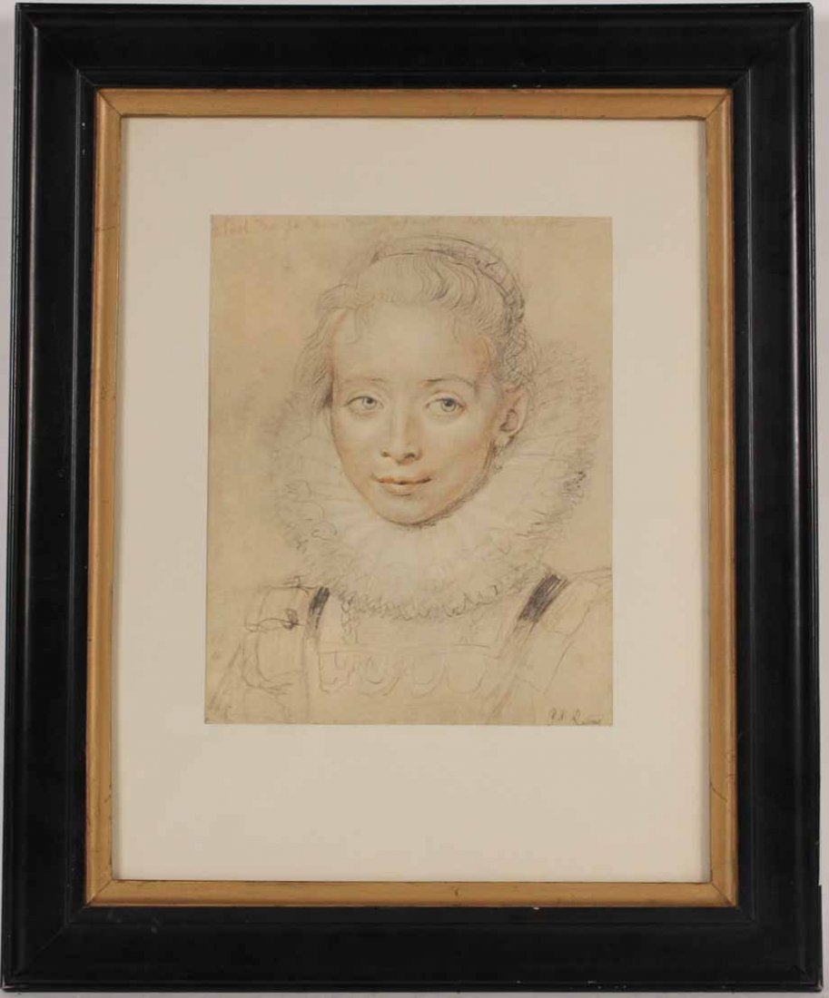 Print on Paper, Bust of Female (1 of 6)