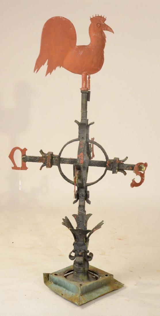 Red Painted Copper Weathervane (1 of 11)