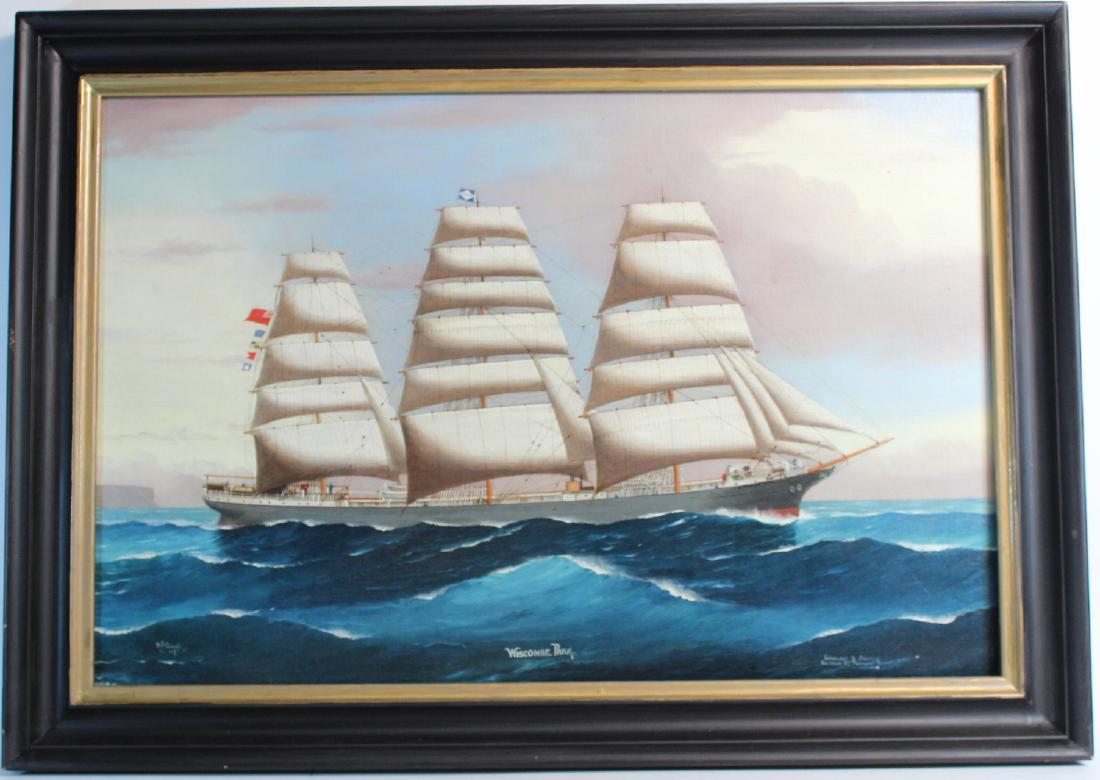 Oil on Canvas Arthur Reginald Bostel (1 of 9)