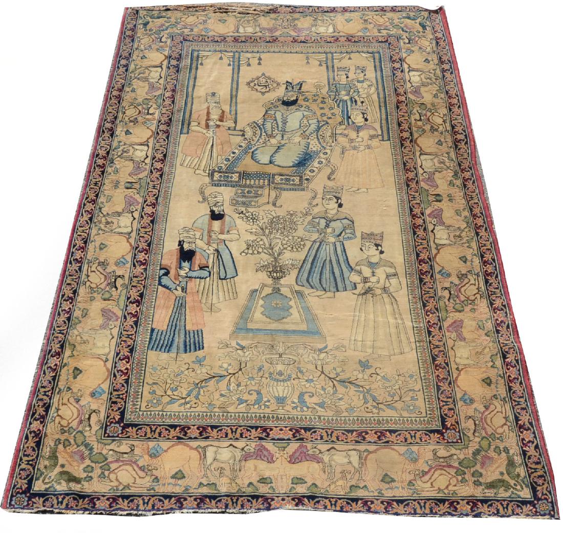 Lavar Kerman Pictoral Carpet (1 of 10)