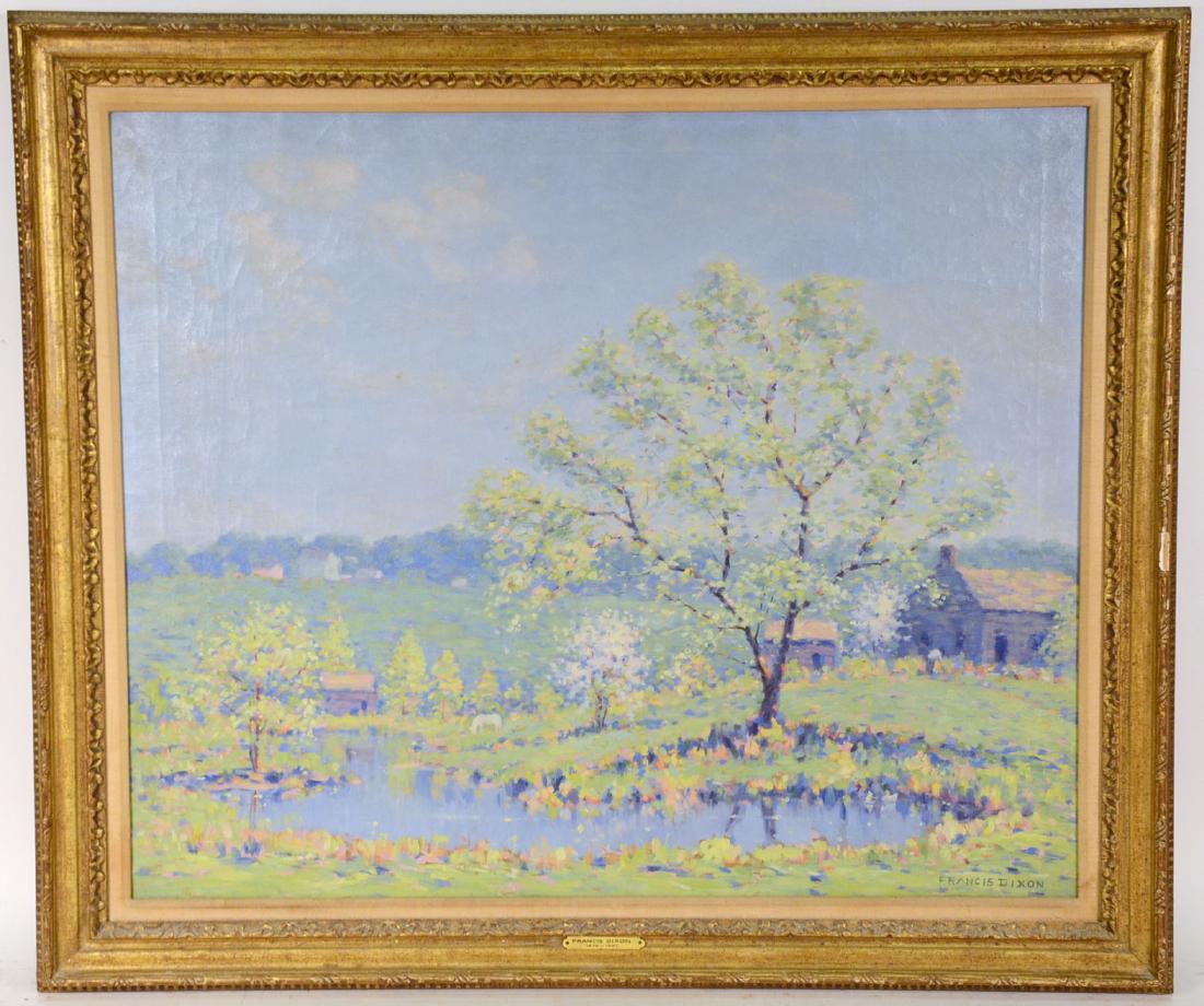 Oil on Canvas Francis Stillwell Dixon (1 of 7)