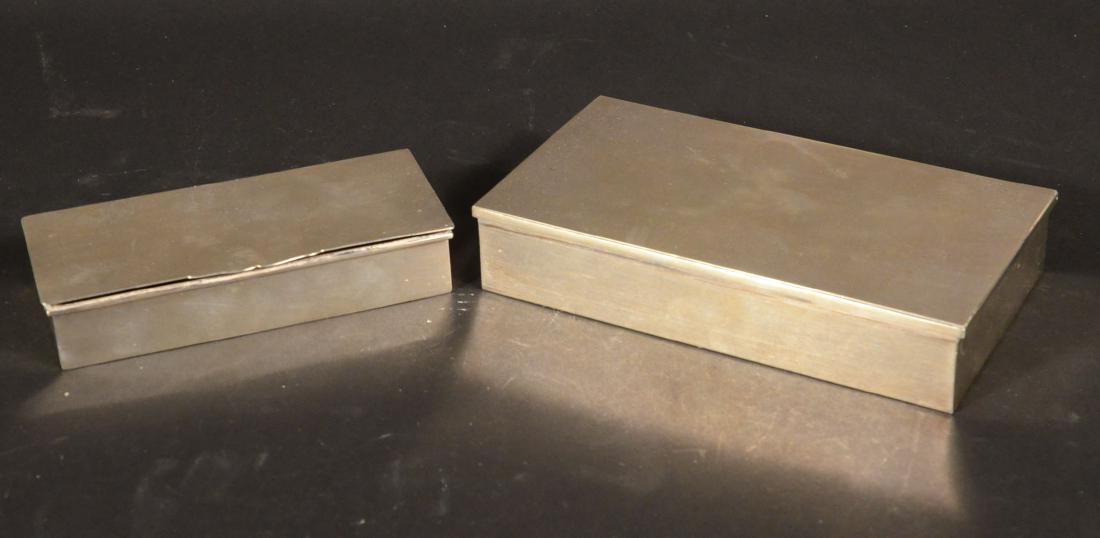 Two Sterling Cigarette Boxes (1 of 5)