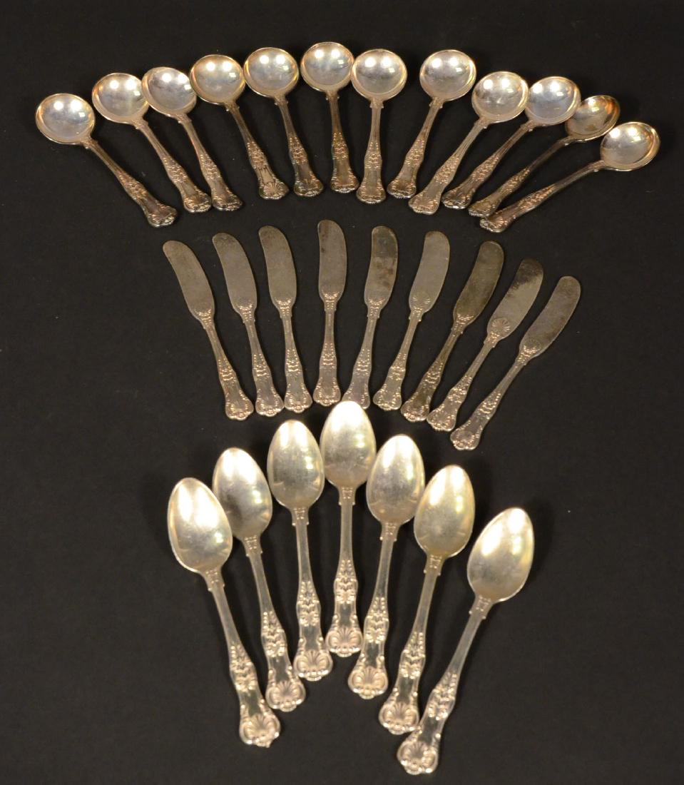 Tiffany Silver Plated "English King" Flatware (1 of 4)