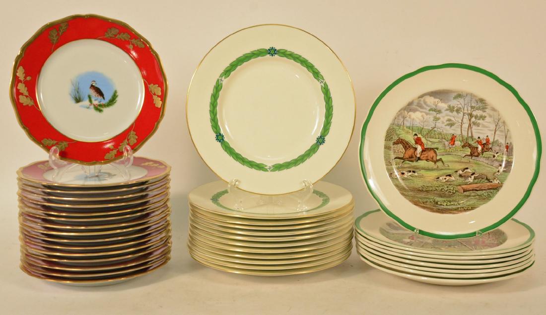 Sixteen Lynn Chase Winter Game Birds Lunch Plates (1 of 8)