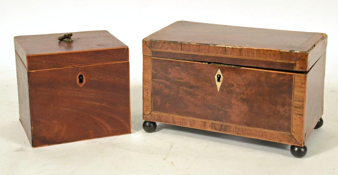 Two George III Tea Caddy's (1 of 7)