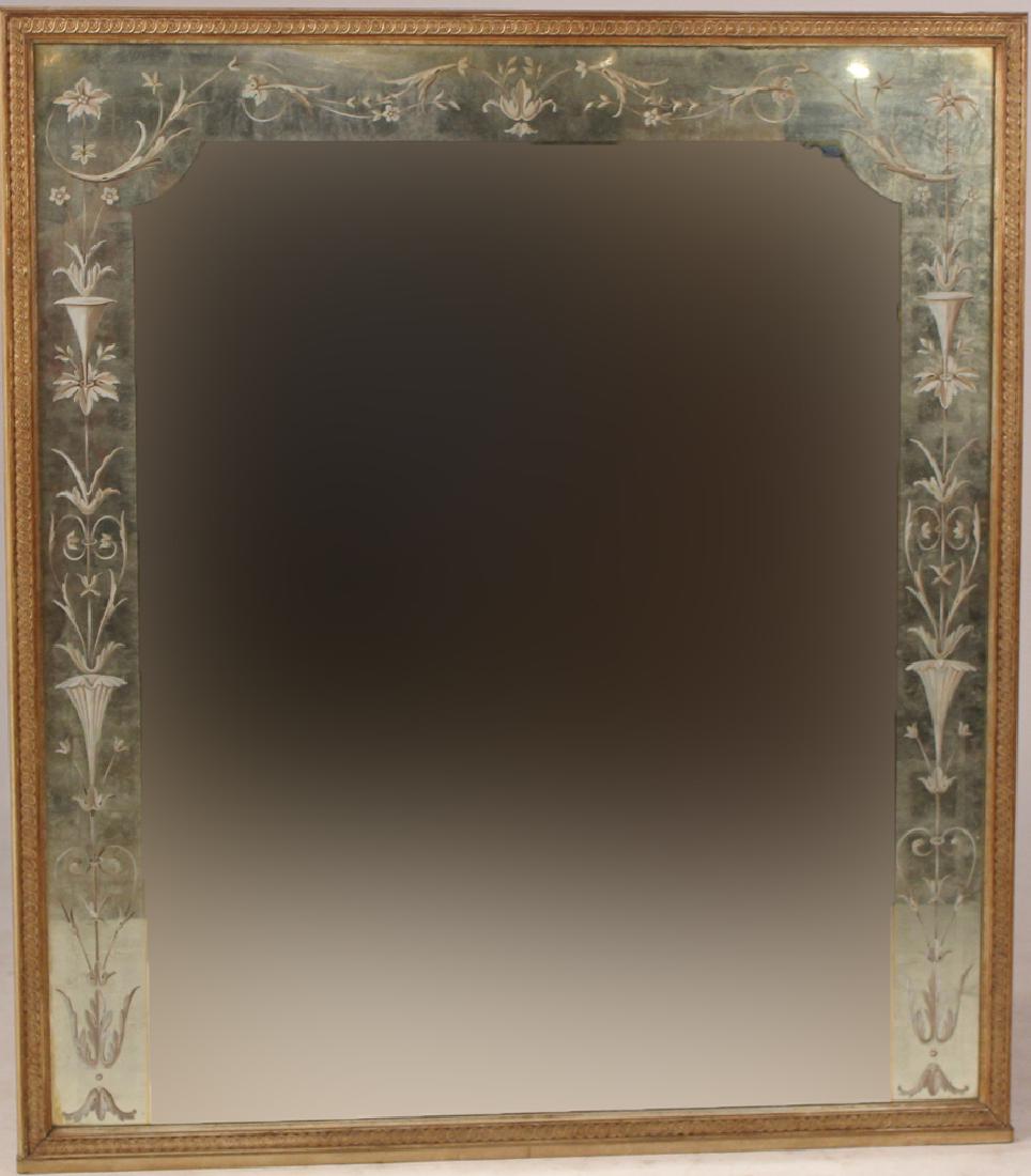 Neoclassical Style Paint-Decorated Mirror (1 of 4)
