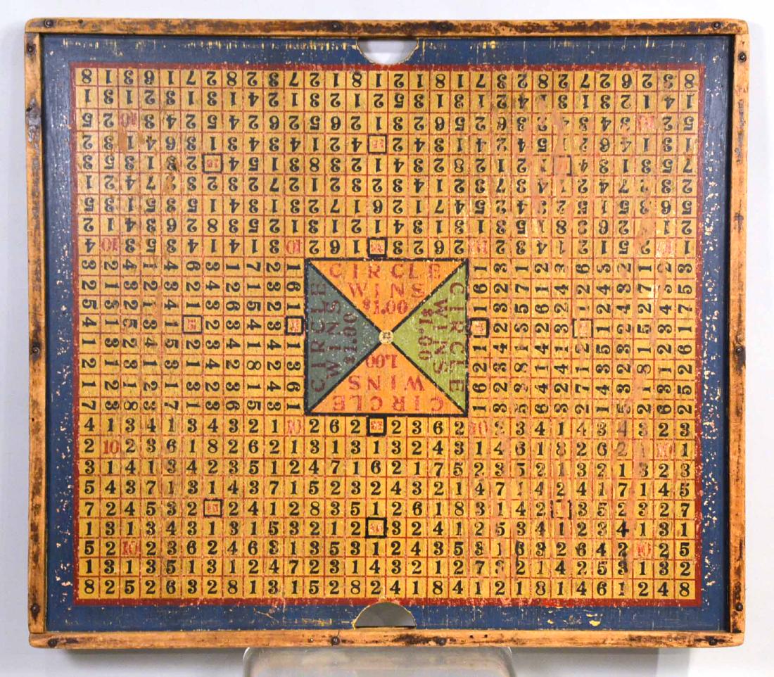 Polychrome Painted Game Board (1 of 10)