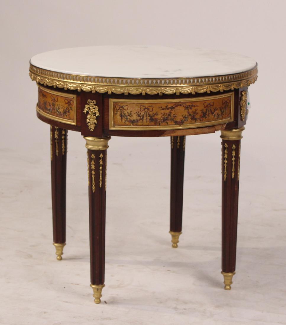 Louis XVI Style Marble Top Low Table (1 of 5)