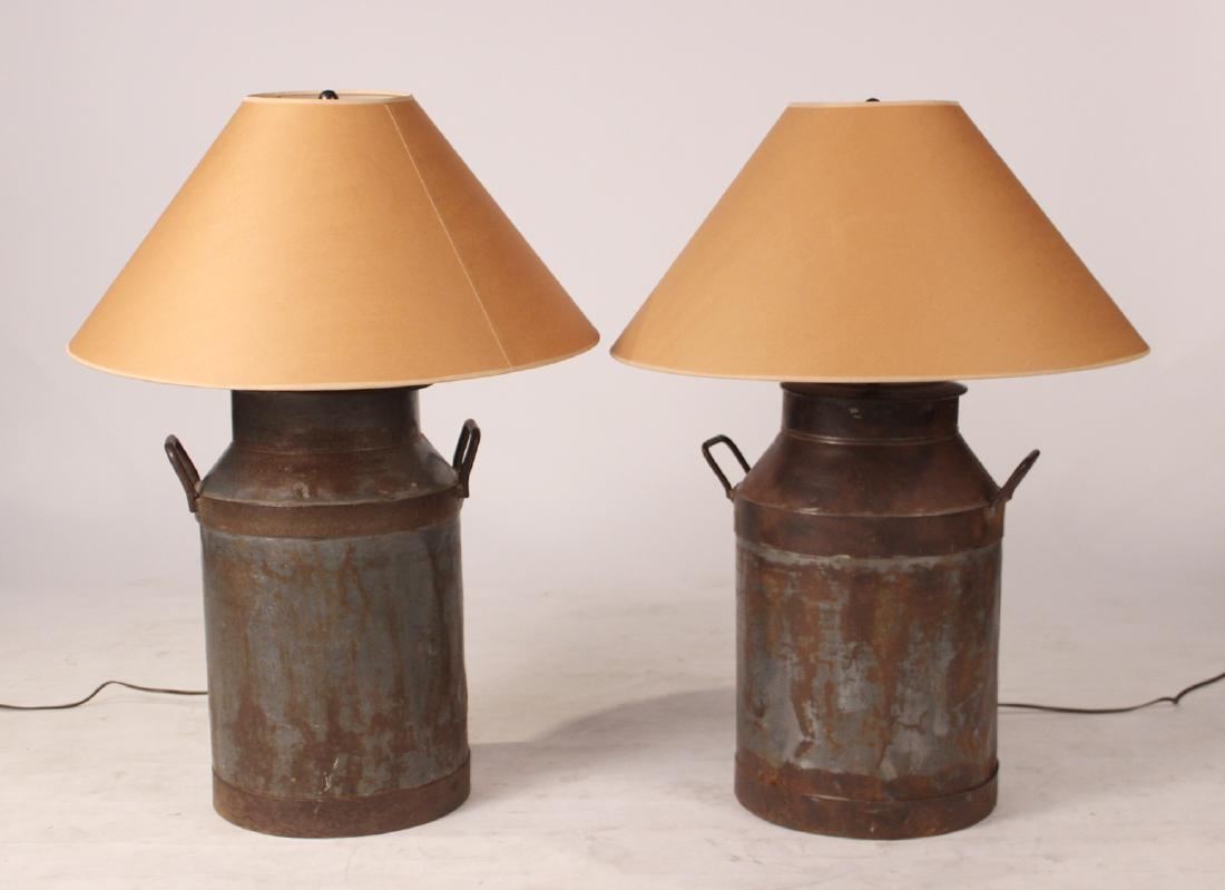 Pair of Tole Milk Jugs (1 of 4)