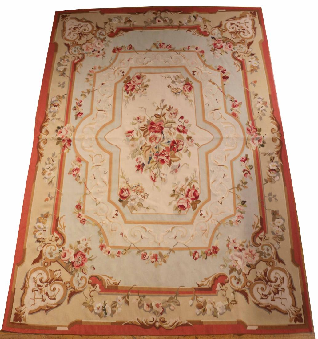 Aubusson Carpet: A.T. Proudian. 77"w x 108"l