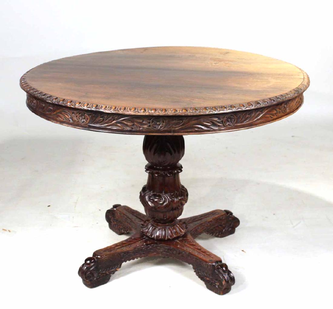 Neoclassical Style Circular Center Table (1 of 7)