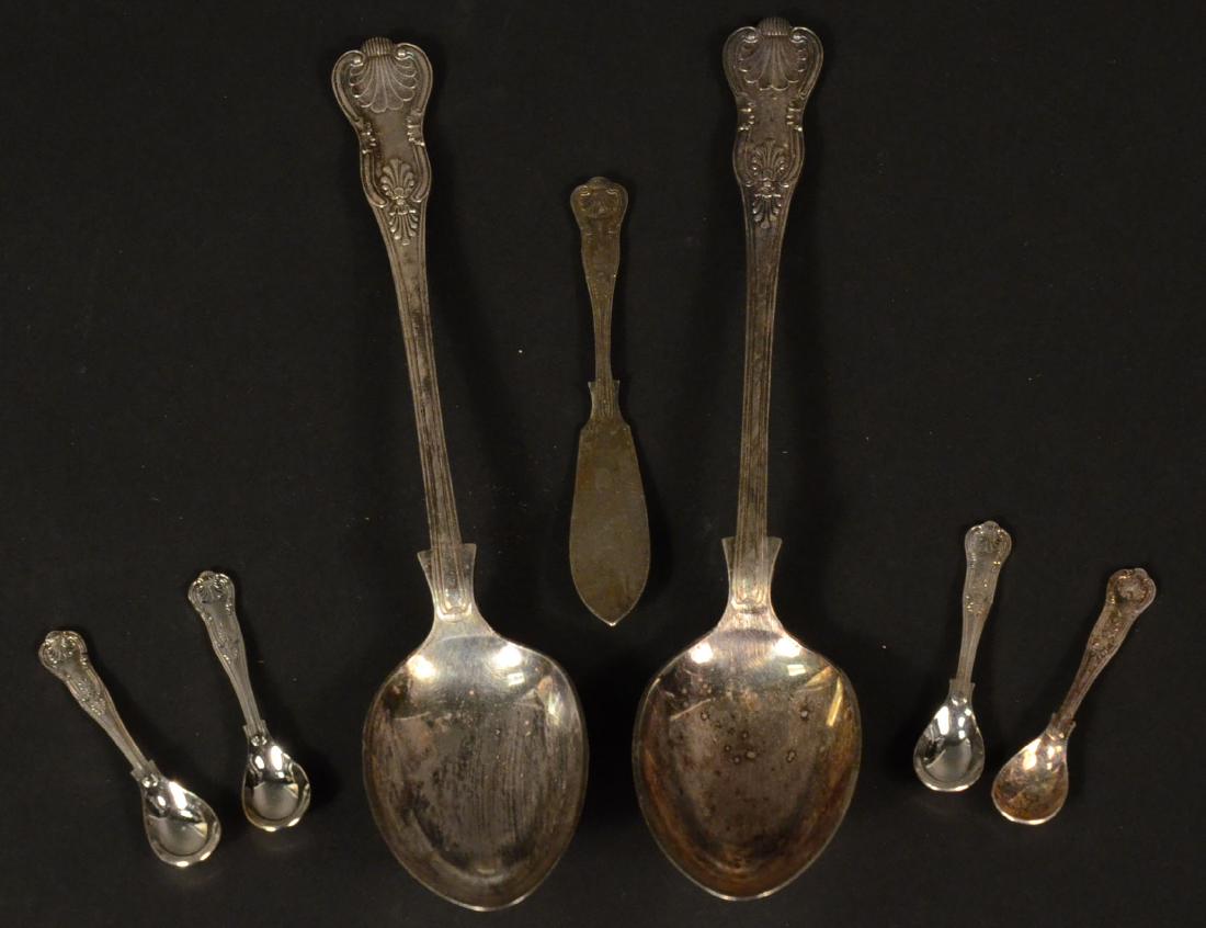 Two Silver Plated Stuffing Spoons (1 of 4)