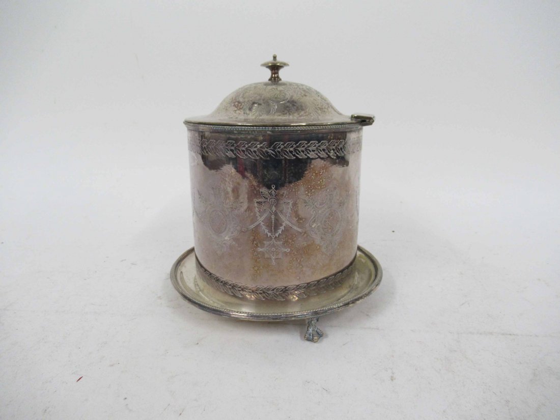 Silver plated ice bucket (1 of 5)