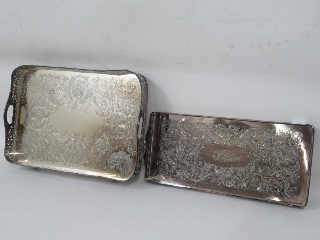 Wilcox silver plated serving tray (1 of 4)