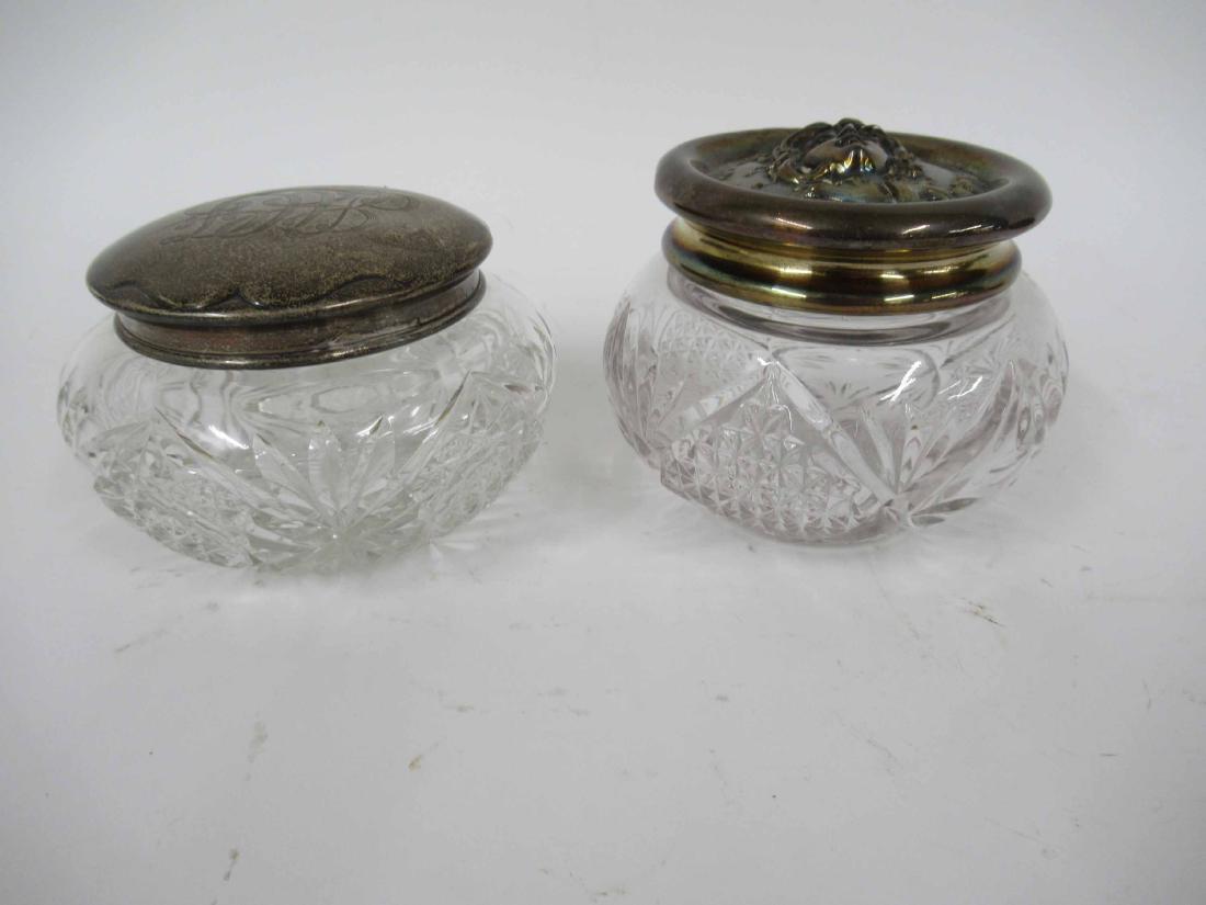 Two Cut glass dresser jars (1 of 8)