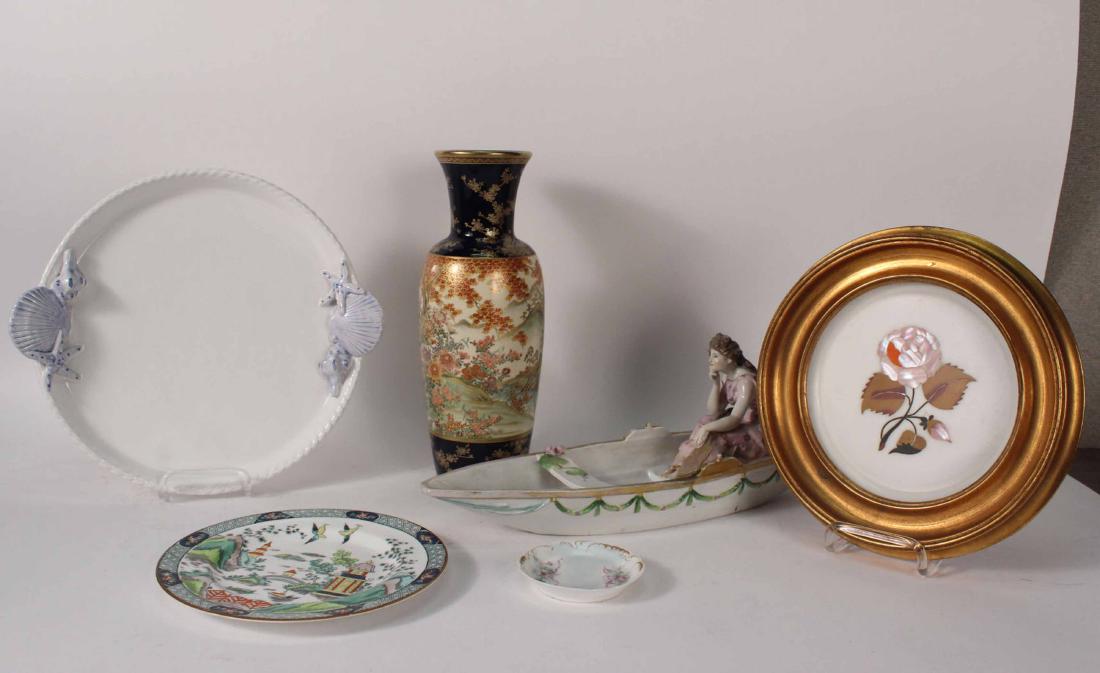 German Porcelain Woman in Boat Figural (1 of 10)