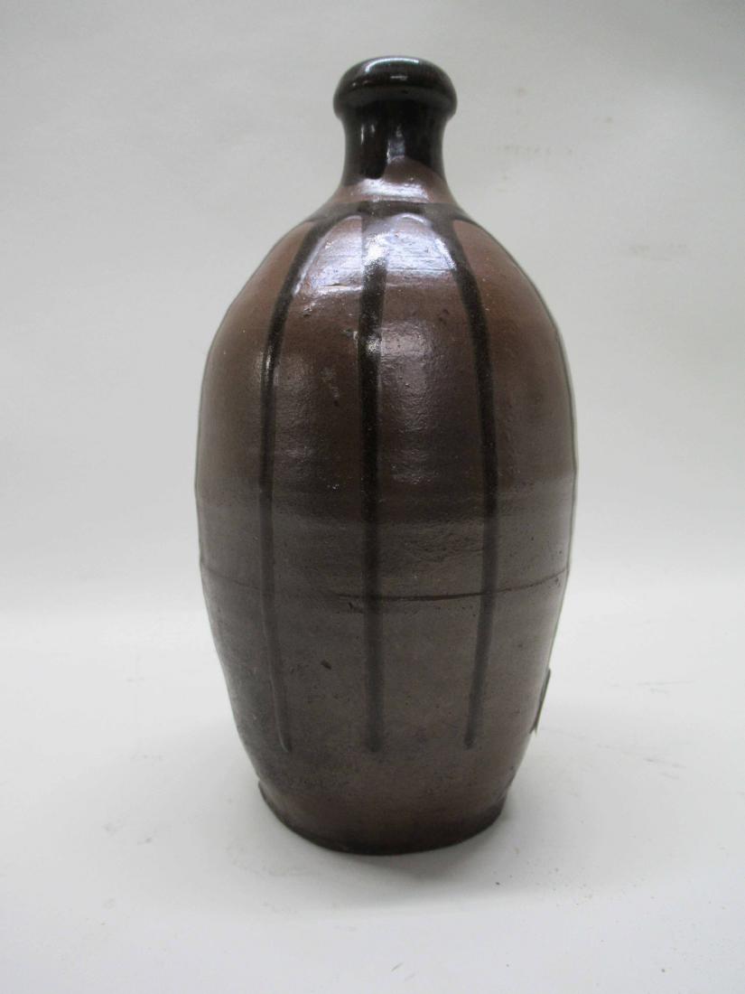 EARTHENWARE MID CENTURY MODERN VASE: 10 3/4" tall