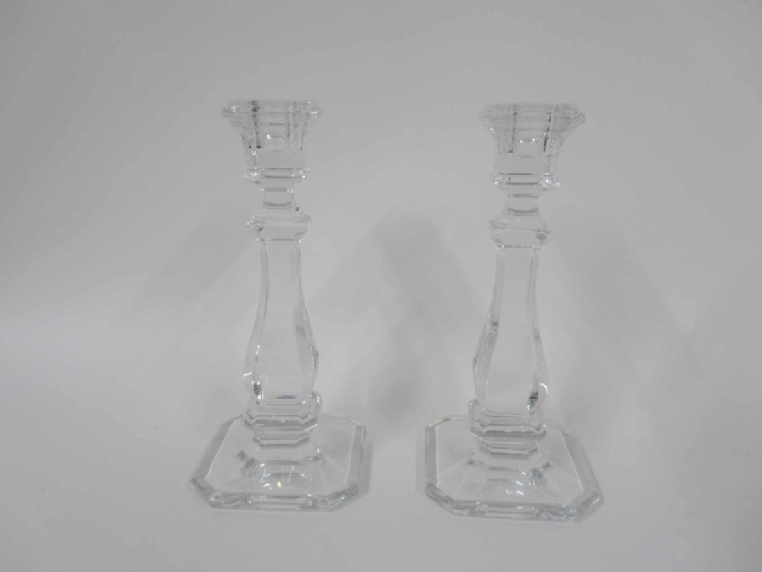 BACCARAT PAIR OF CANDLESTICKS (1 of 2)