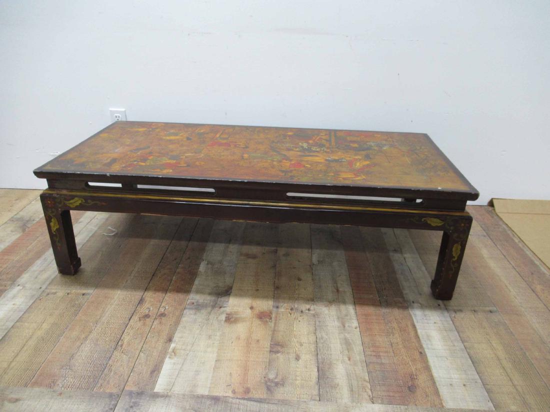 Chinoiserie-Decorated Lacquered Low Table (1 of 6)
