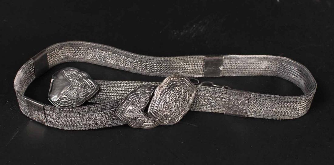 Thai Sterling Silver Belt (1 of 6)