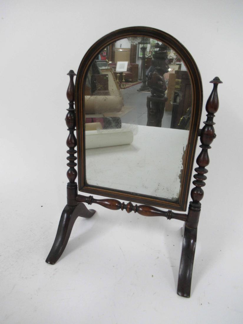 Victorian walnut dresser mirror (1 of 4)