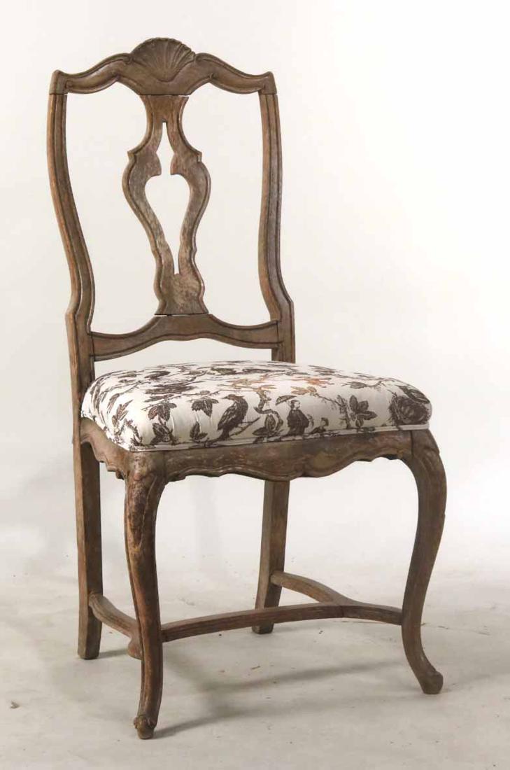 Rococo Walnut Shell-Carved Side Chair (1 of 6)