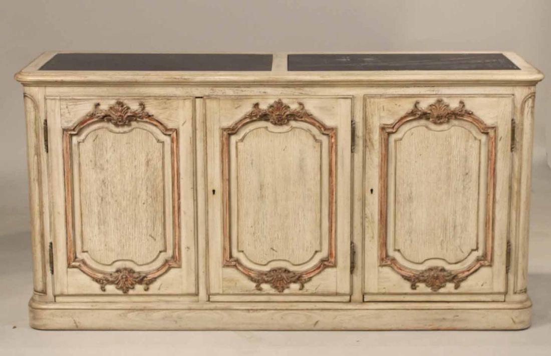 French Provincial Style White-Painted Low Chest (1 of 7)