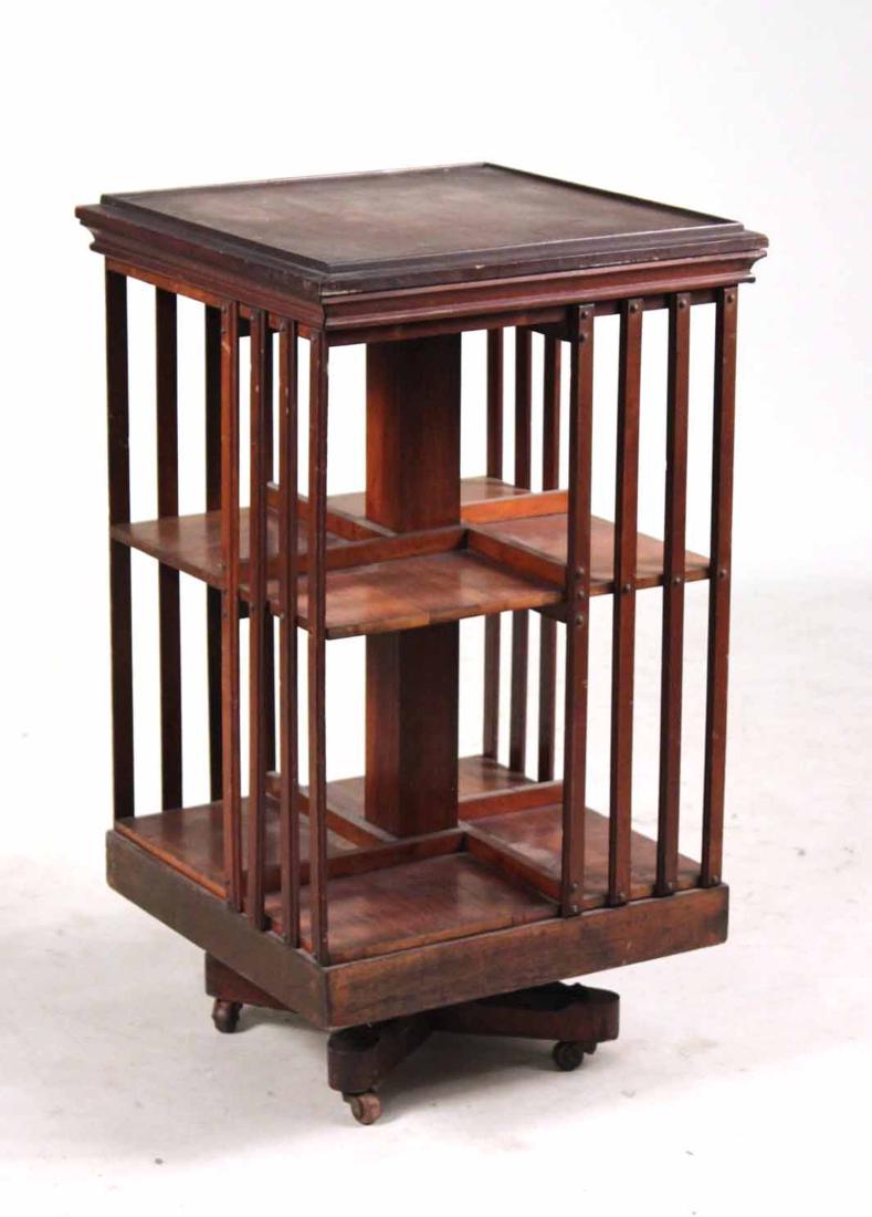 Victorian Maple Revolving Bookstand (1 of 4)