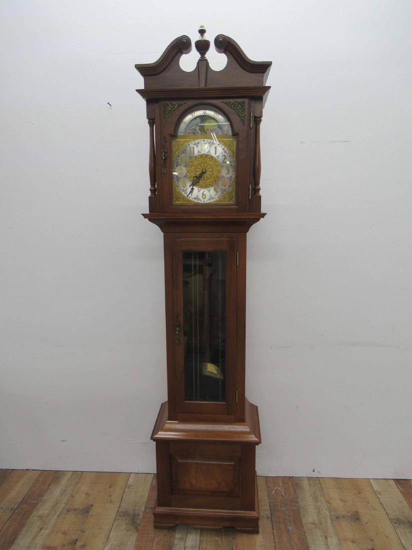 Cherry wood grandfather's clock Oct 04, 2018 Nye & Company in NJ
