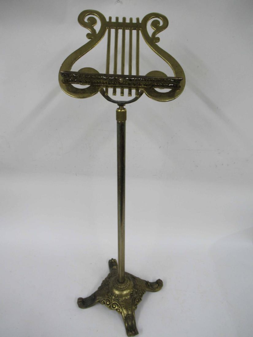 Brass adjustable music stand (1 of 6)