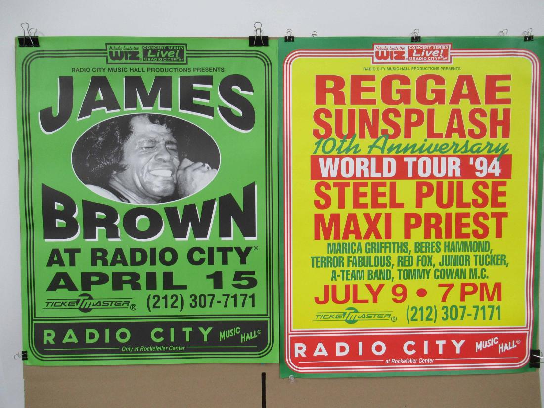 Radio City Music Hall concert poster. (1 of 2)