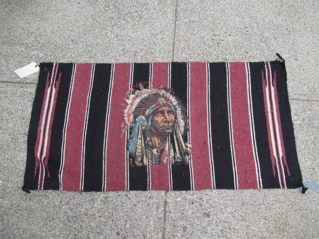 Hand made Native American blanket (1 of 3)