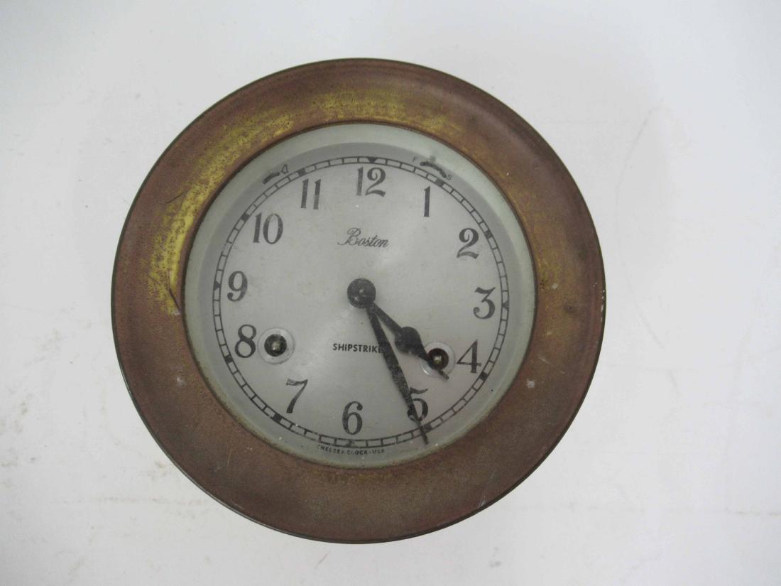 Brass Boston Shipstrike clock (1 of 5)