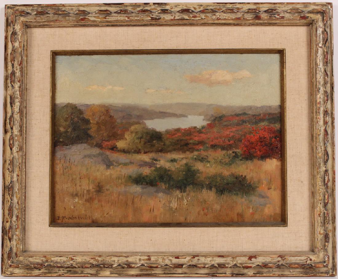 Oil on Board, Landscape, Daniel F. Wentworth (1 of 6)
