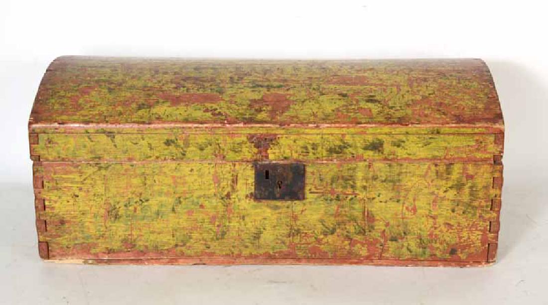 Federal Painted Pine Dome-Top Chest, New England (1 of 9)