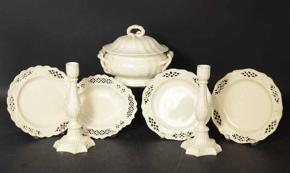 Pair of Wedgewood Blanc de Chine Candlesticks (1 of 10)