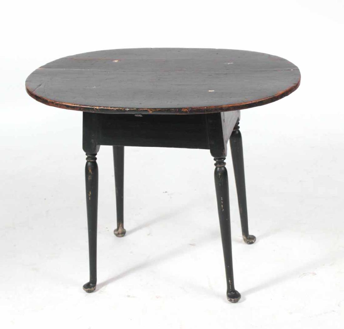 Queen Anne Green-Painted Oval Tavern Table (1 of 7)