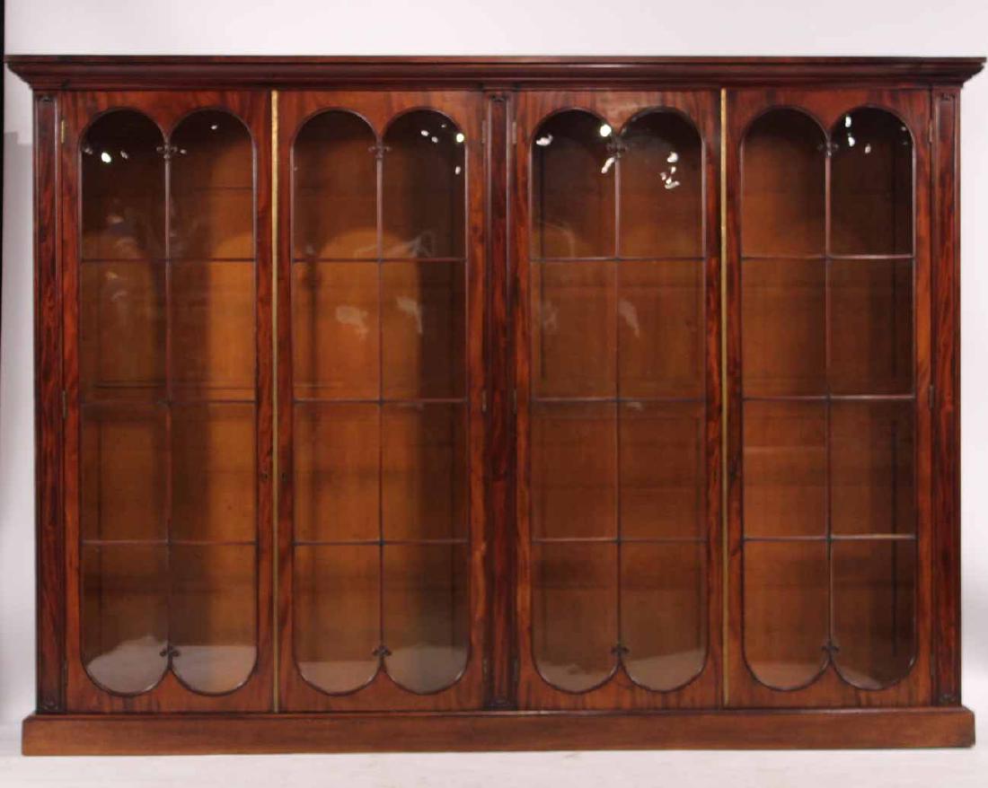 Regency Carved Mahogany Bookcase (1 of 8)